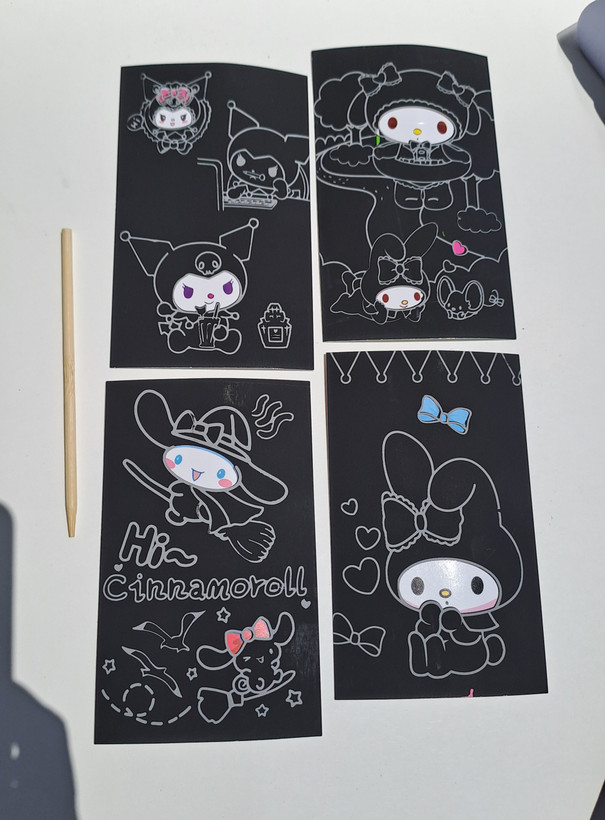 اسکرچ ۴تایی بوک مارکی