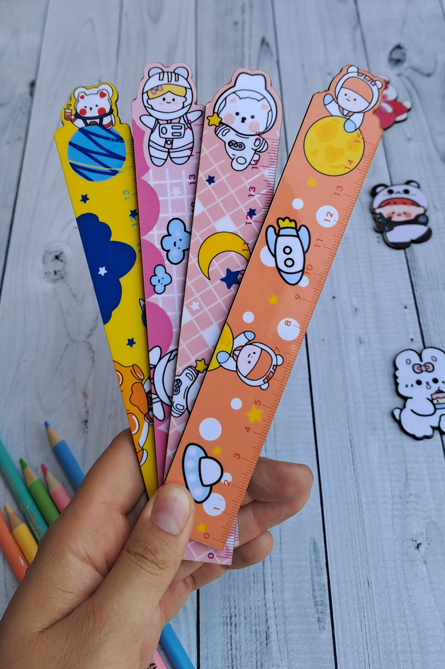 خطکش چوبی با کیفیت کارتونی جوایزی