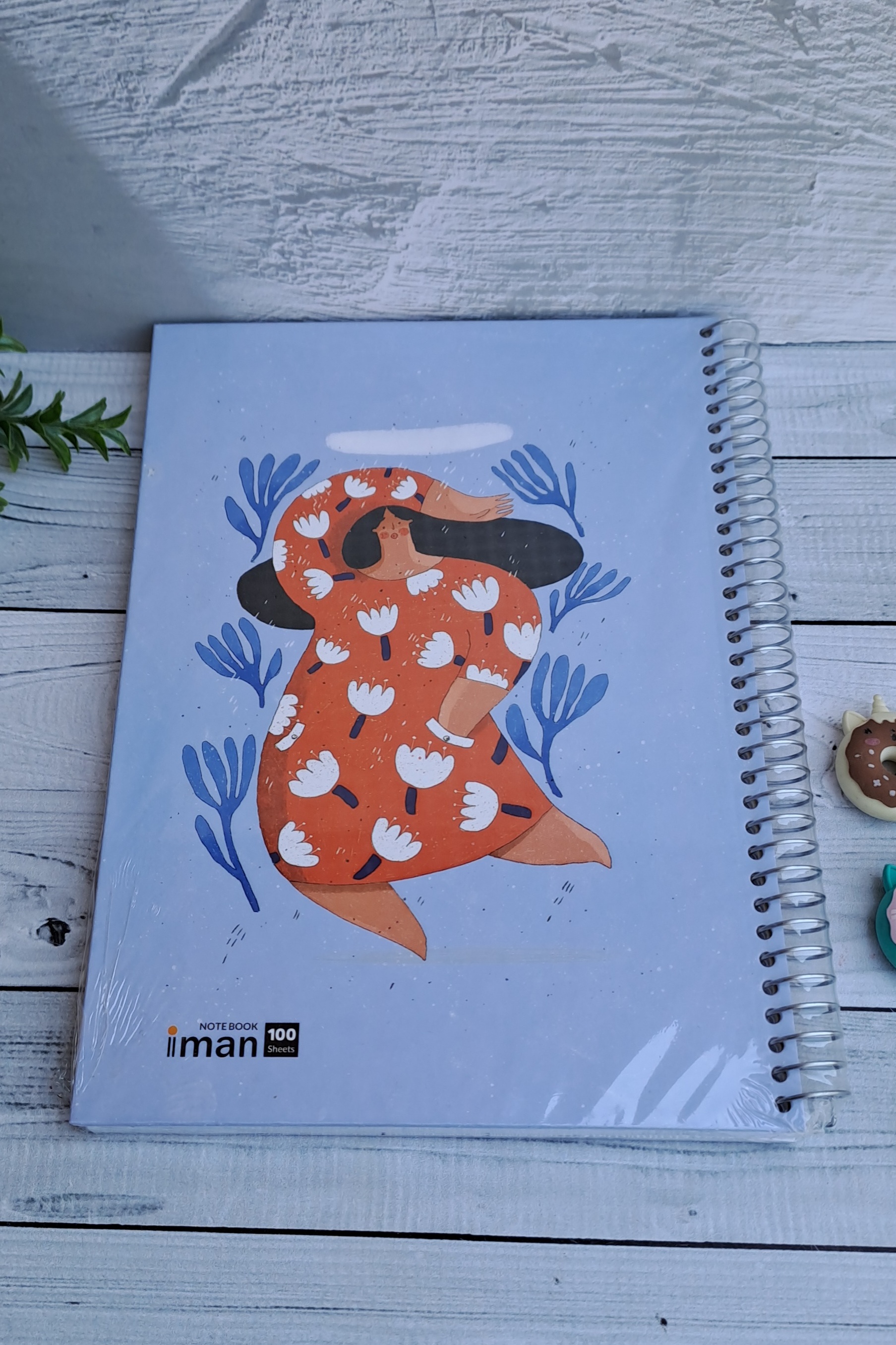 دفتر ۱۰۰برگ جلد سخت ایمان نت