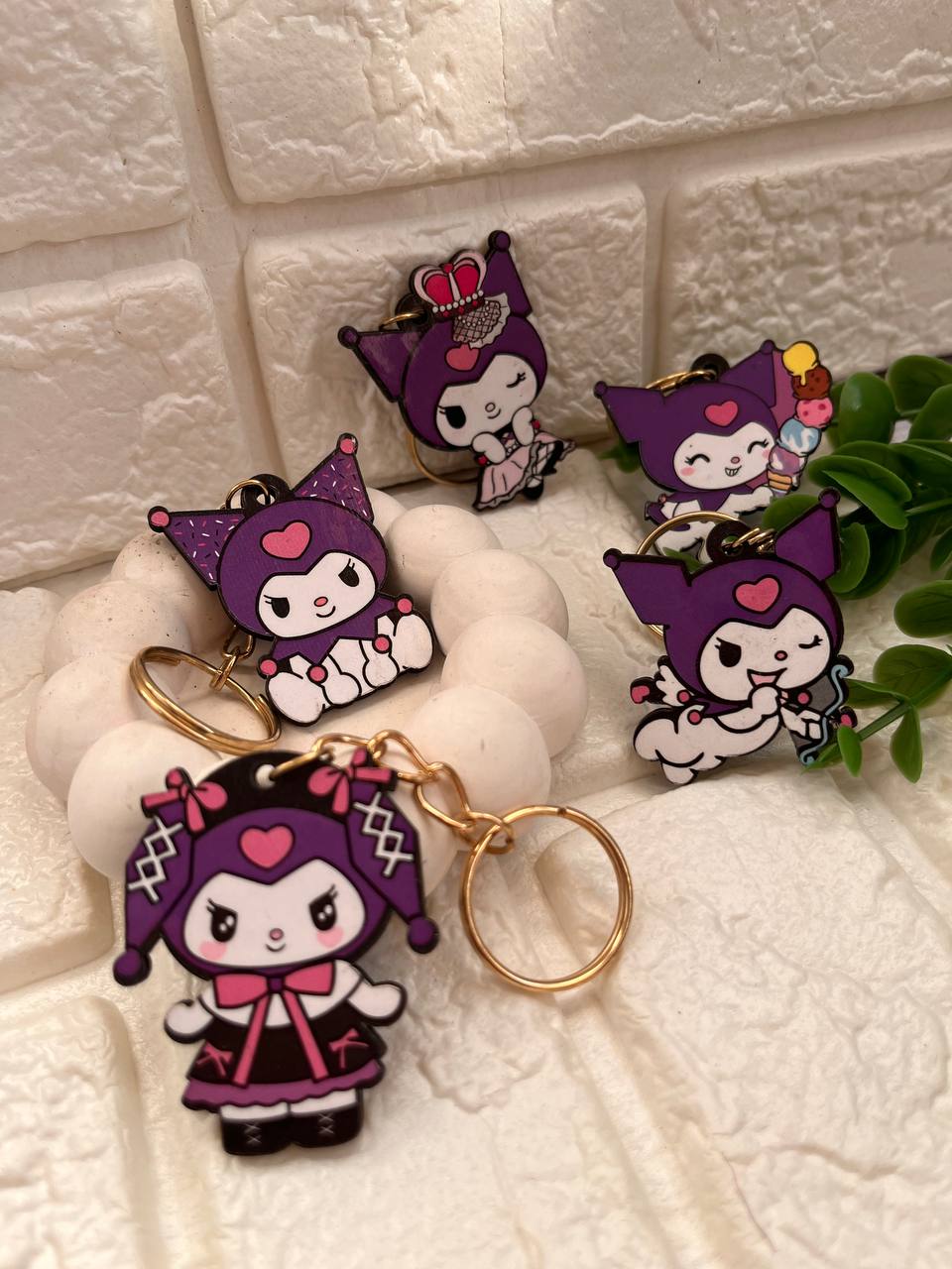 جاکلیدی چوبی کرومی