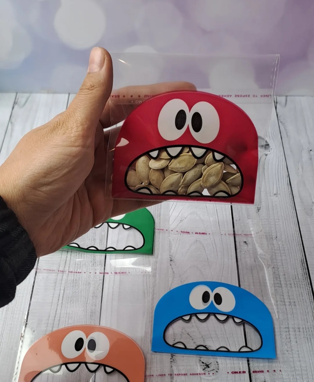 سلفون خوراکی هیولا سایز ۱۰در۱۰سانت